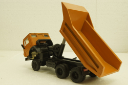 Камаз-5511, самосвал, горизонтальные ребра, оранжевый, Элекон  1:43