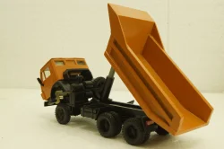 Камаз-5511, самосвал, горизонтальные ребра, оранжевый, Элекон  1:43