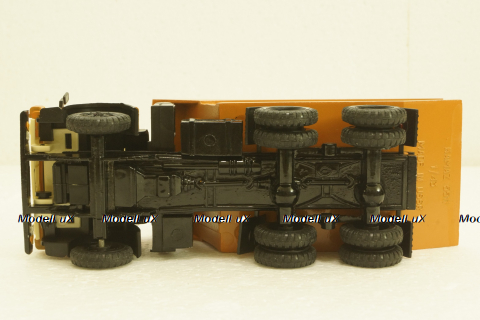 Камаз-5511, самосвал, горизонтальные ребра, оранжевый, Элекон  1:43