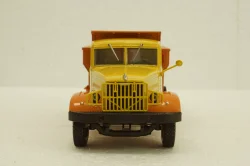 Краз-222Б самосвал, выствочный, желтый/оранжевый, Н767, Наш Автопром 1:43