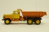 Краз-222Б самосвал, выствочный, желтый/оранжевый, Н767, Наш Автопром 1:43