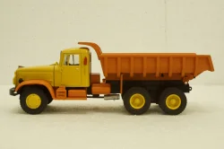Краз-222Б самосвал, выствочный, желтый/оранжевый, Н767, Наш Автопром 1:43