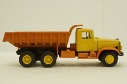 Краз-222Б самосвал, выствочный, желтый/оранжевый, Н767, Наш Автопром 1:43