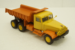 Краз-222Б самосвал, выствочный, желтый/оранжевый, Н767, Наш Автопром 1:43