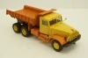 Краз-222Б самосвал, выствочный, желтый/оранжевый, Н767, Наш Автопром 1:43