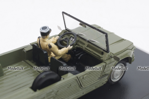 Citroen Mehari, gendarmerie, with Figure Lui de Funes, 150919, Norev 1:43