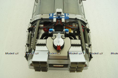 Delorean DMC 12 Time Machine with Mr. Fusion, Back To The Future, BCJ97, Hot Wheels Elite 1:18 