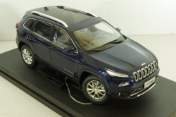 Jeep Cherokee (KL) 2013, blue, Paudi 1:18