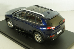 Jeep Cherokee (KL) 2013, blue, Paudi 1:18