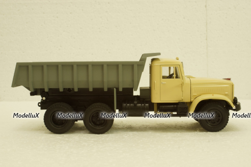 Краз-256Б1 самосвал 1987г, Хаки/зеленый, Н773, Наш Автопром 1:43