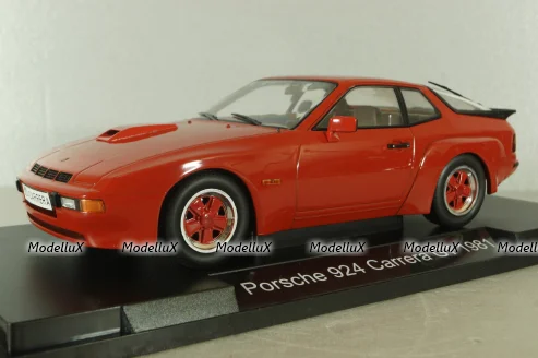 Porsche 924 Carrera GT 1981, red with red wheels, MCG18302, MCG 1:18