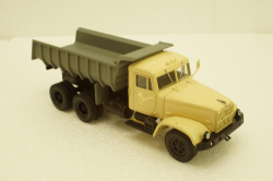 Краз-256Б1 самосвал 1987г, бежевый/серый, Н773, Наш Автопром 1:43