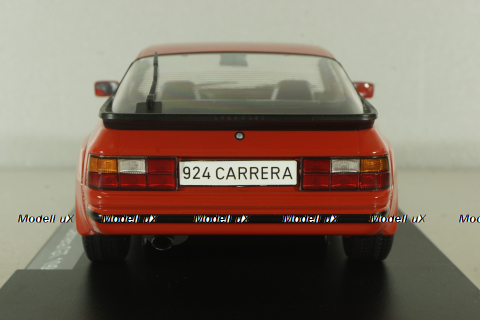 Porsche 924 Carrera GT 1981, red with red wheels, MCG18302, MCG 1:18