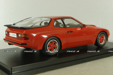Porsche 924 Carrera GT 1981, red with red wheels, MCG18302, MCG 1:18