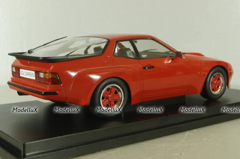 Porsche 924 Carrera GT 1981, red with red wheels, MCG18302, MCG 1:18