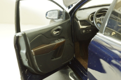 Jeep Cherokee (KL) 2013, blue, Paudi 1:18