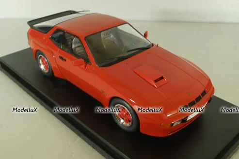 Porsche 924 Carrera GT 1981, red with red wheels, MCG18302, MCG 1:18