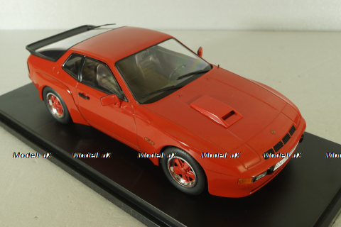 Porsche 924 Carrera GT 1981, red with red wheels, MCG18302, MCG 1:18