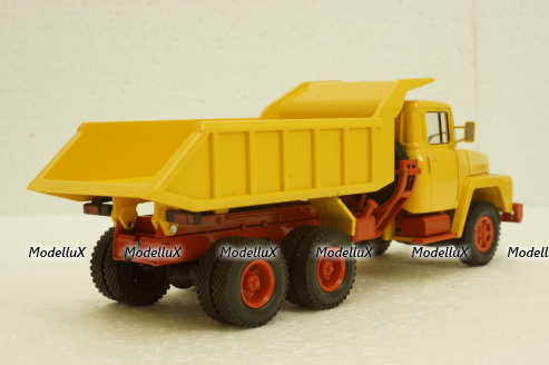 Краз-251 самосвал, 1979г, желтый, Н782, Наш Автопром 1:43