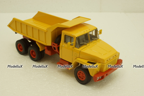 Краз-251 самосвал, 1979г, желтый, Н782, Наш Автопром 1:43