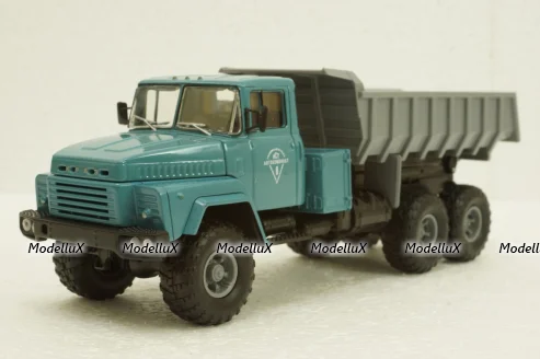 Краз-260 самосвал, синий/серый, Н724, Наш Автопром 1:43
