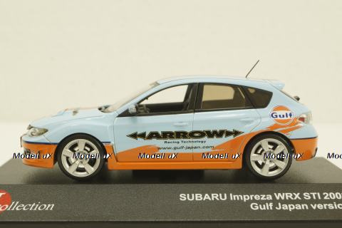 Subaru Impreza WRX Sti 2008, Gulf Japan Version, JC155,  J-Collection 1:43
