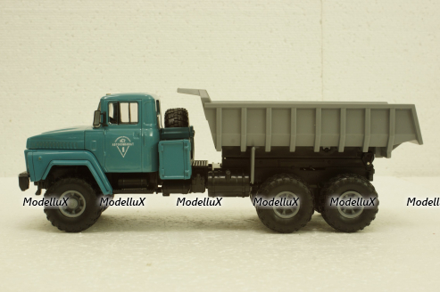 Краз-260 самосвал, синий/серый, Н724, Наш Автопром 1:43