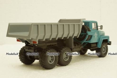 Краз-260 самосвал, синий/серый, Н724, Наш Автопром 1:43