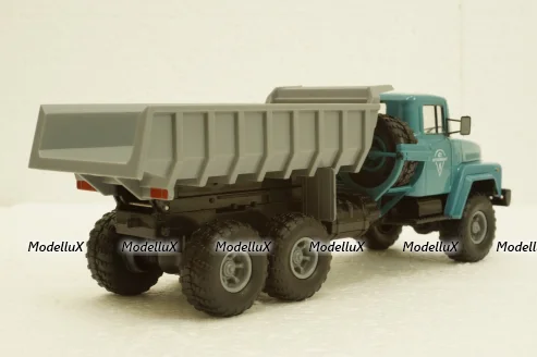 Краз-260 самосвал, синий/серый, Н724, Наш Автопром 1:43