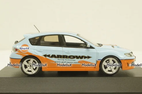 Subaru Impreza WRX Sti 2008, Gulf Japan Version, JC155,  J-Collection 1:43