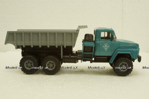 Краз-260 самосвал, синий/серый, Н724, Наш Автопром 1:43