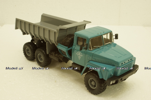 Краз-260 самосвал, синий/серый, Н724, Наш Автопром 1:43