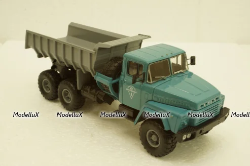 Краз-260 самосвал, синий/серый, Н724, Наш Автопром 1:43