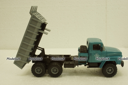 Краз-260 самосвал, синий/серый, Н724, Наш Автопром 1:43