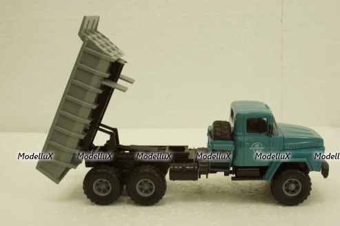 Краз-260 самосвал, синий/серый, Н724, Наш Автопром 1:43