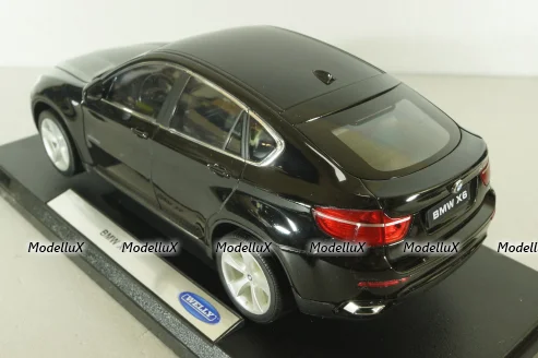 BMW X6 Xdrive 5.0i, black, 18031W-bl, Welly 1:18