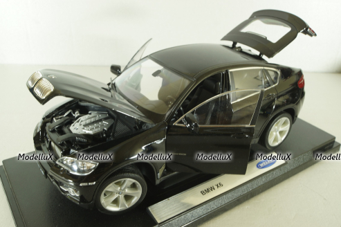 BMW X6 Xdrive 5.0i, black, 18031W-bl, Welly 1:18