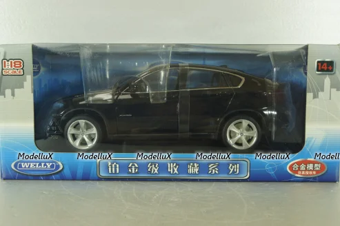BMW X6 Xdrive 5.0i, black, 18031W-bl, Welly 1:18