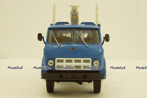 Маз-509А лесовоз 1973 синий, Н714, Наш Автопром 1:43