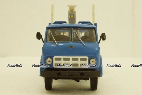 Маз-509А лесовоз 1973 синий, Н714, Наш Автопром 1:43