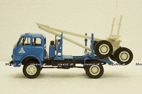Маз-509А лесовоз 1973 синий, Н714, Наш Автопром 1:43