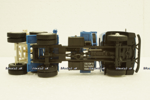 Маз-509А лесовоз 1973 синий, Н714, Наш Автопром 1:43