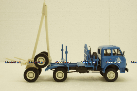 Маз-509А лесовоз 1973 синий, Н714, Наш Автопром 1:43