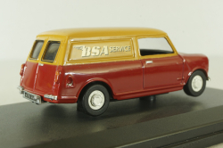 Austin Mini Van BSA (Mini Cooper) 1974,  red/orange, MV033, Oxford 1:43