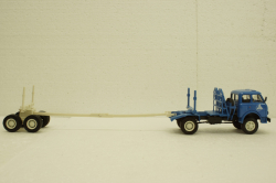 Маз-509А лесовоз 1973 синий, Н714, Наш Автопром 1:43