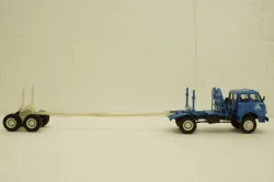 Маз-509А лесовоз 1973 синий, Н714, Наш Автопром 1:43