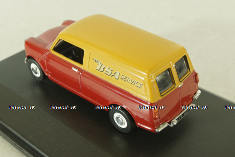 Austin Mini Van BSA (Mini Cooper) 1974,  red/orange, MV033, Oxford 1:43