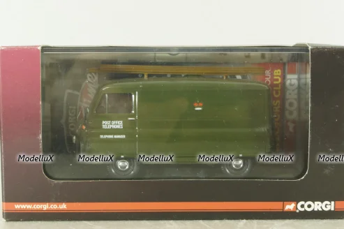 Morris J2 Van Post Office Telephones 1958, green, VA10691, Corgi 1:43