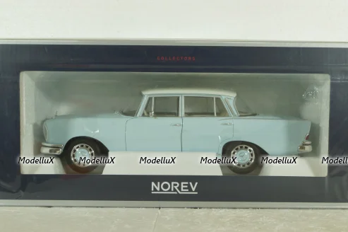 Mercedes 220S, W111, 1965, light blue, 183920, Norev 1:18