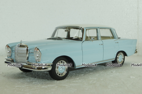 Mercedes 220S, W111, 1965, light blue, 183920, Norev 1:18